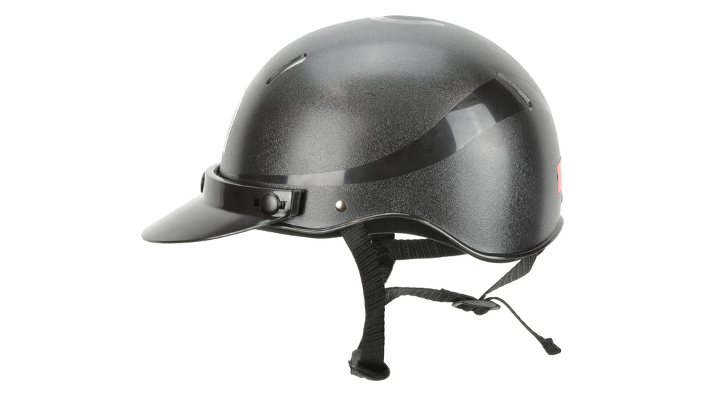 Aussie rider helmet black AS/NZ 3838
