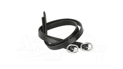 Horze Spur Leathers Black