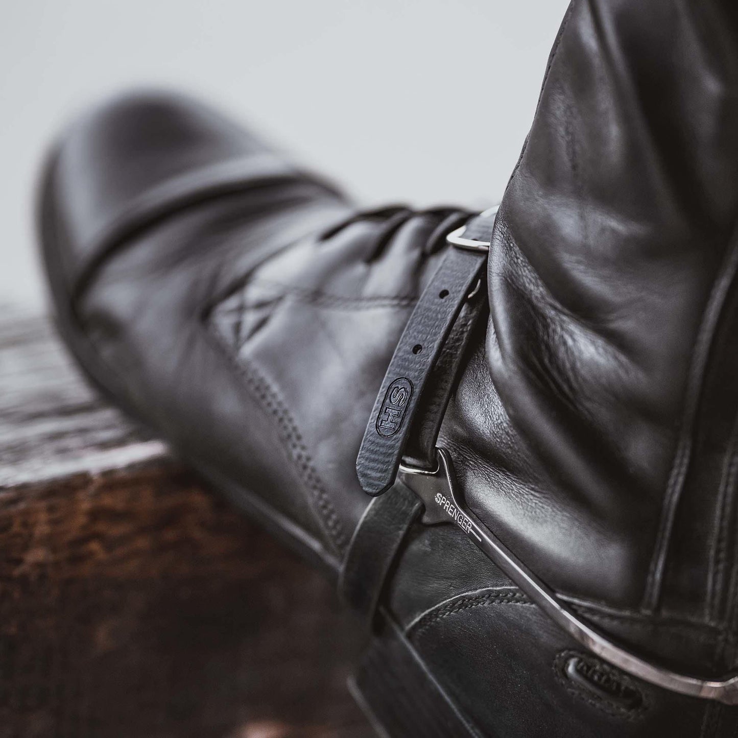 Herman Sprenger Spur Straps Biothane Black