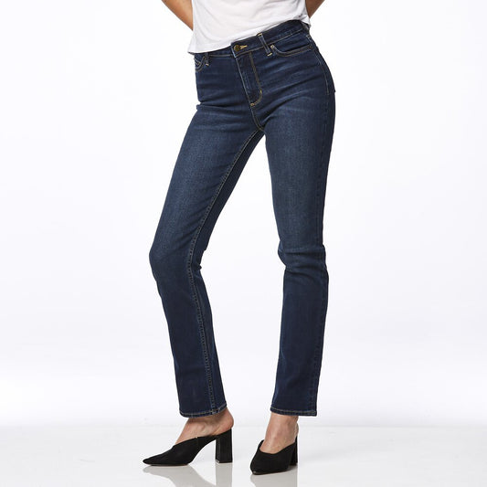 Lee Riders Classic Mid Straight  Deep Indigo Ladies Jeans