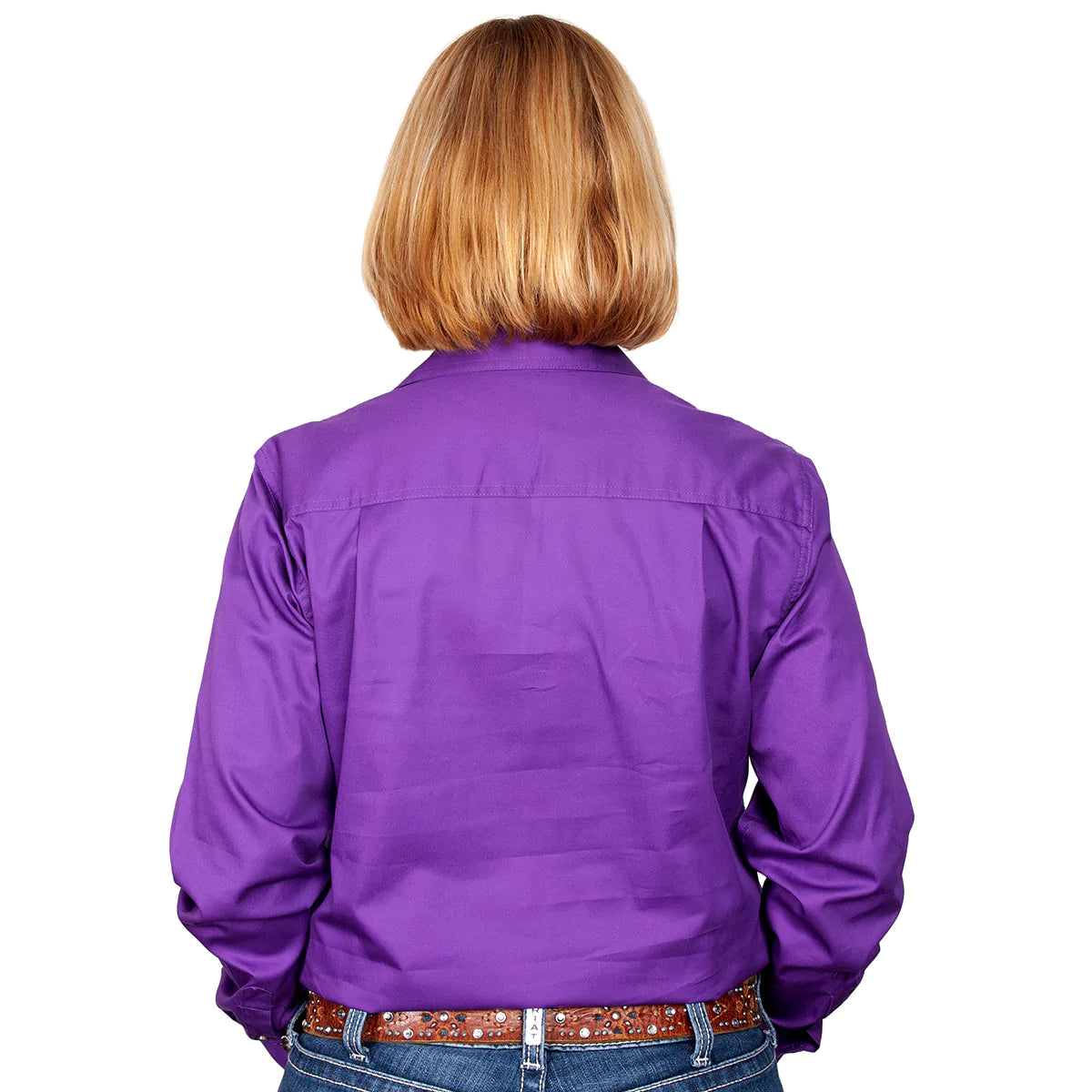 JCA Brooke Workshirt Ladies Purple