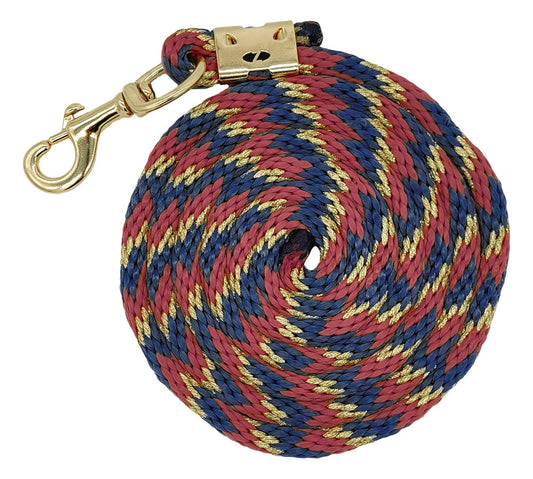 Estate Lead Braided Navy & Burgandy