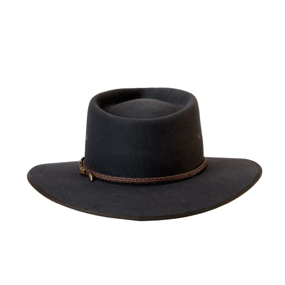 Akubra Cattle Dark Gray, Fur Felt, Country Style