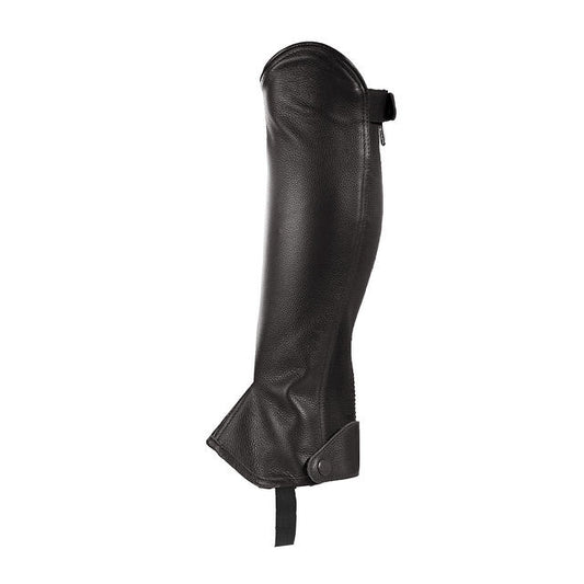 Horze Leather Half Chaps Black