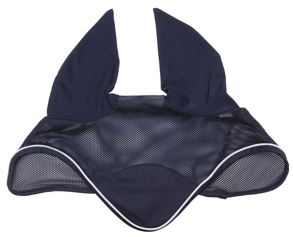 Mesh Ear Bonnet Navy