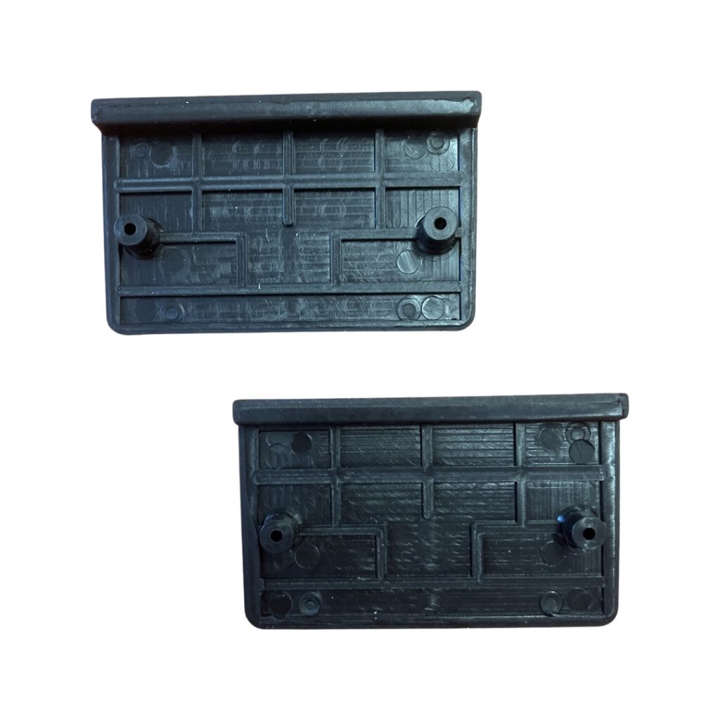 Status E2 Poly Stock Stirrup Treads Black