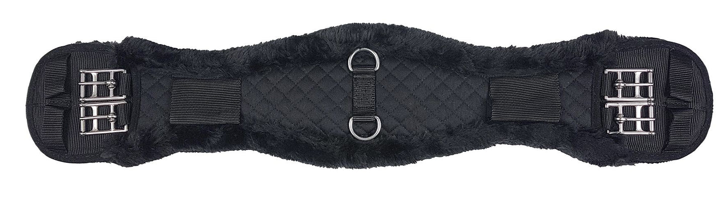 Fleece Lonsdale Girth Black with Black