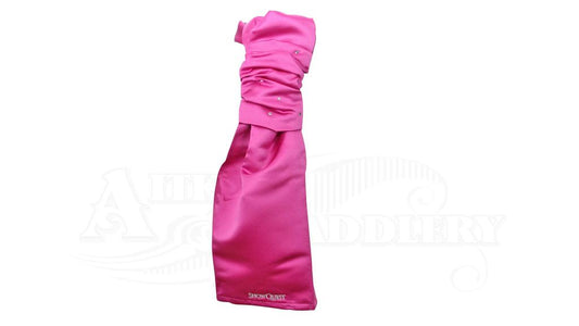 Cravat Tie with Crystals Pink