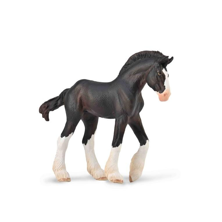 Collecta Clydesdale Foal Black