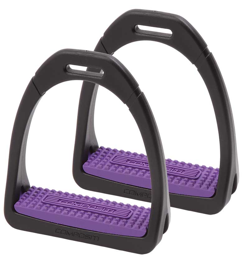 Compositi irons with purple treads