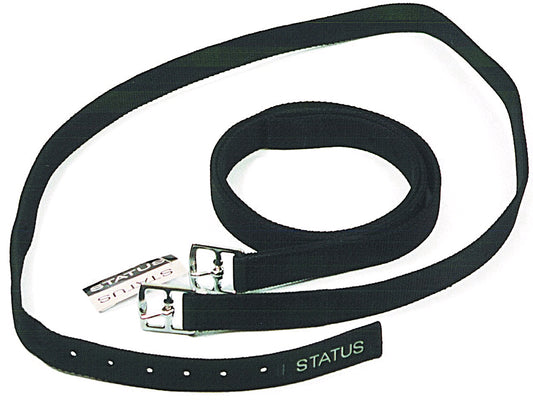 Status Stirrup Leathers Black