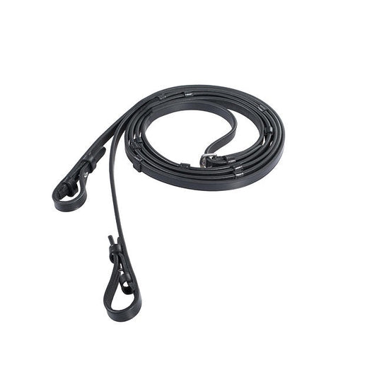 Horze Laelia Reins with Stoppers Black