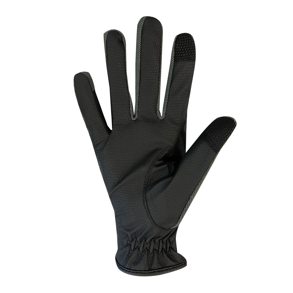 Cavalier Cooper Glove Black with Grey