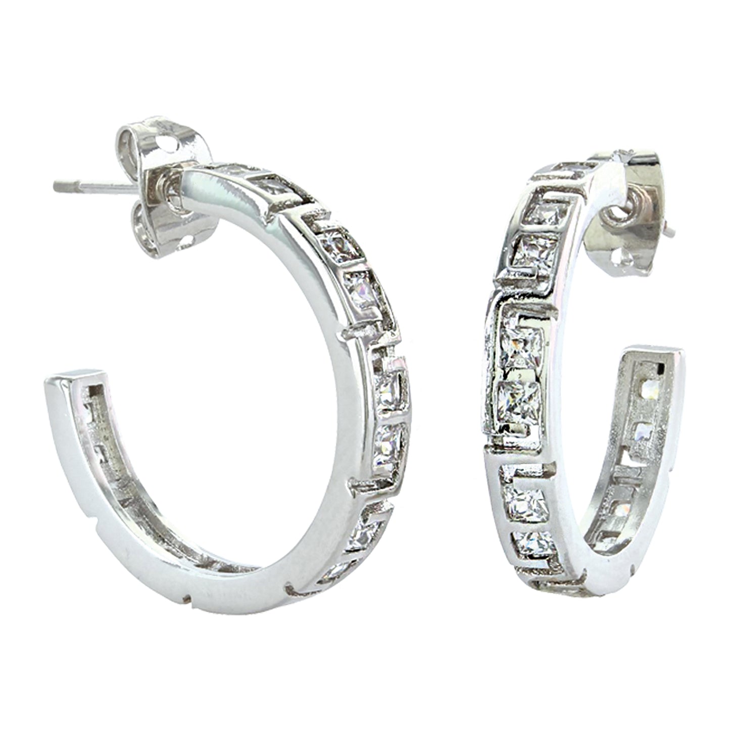 Montana Dainty Aztec and Rhinestone Ear Rings