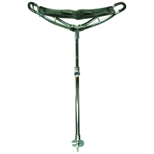 Shooting Seat Stick Metal with Leather Seat
