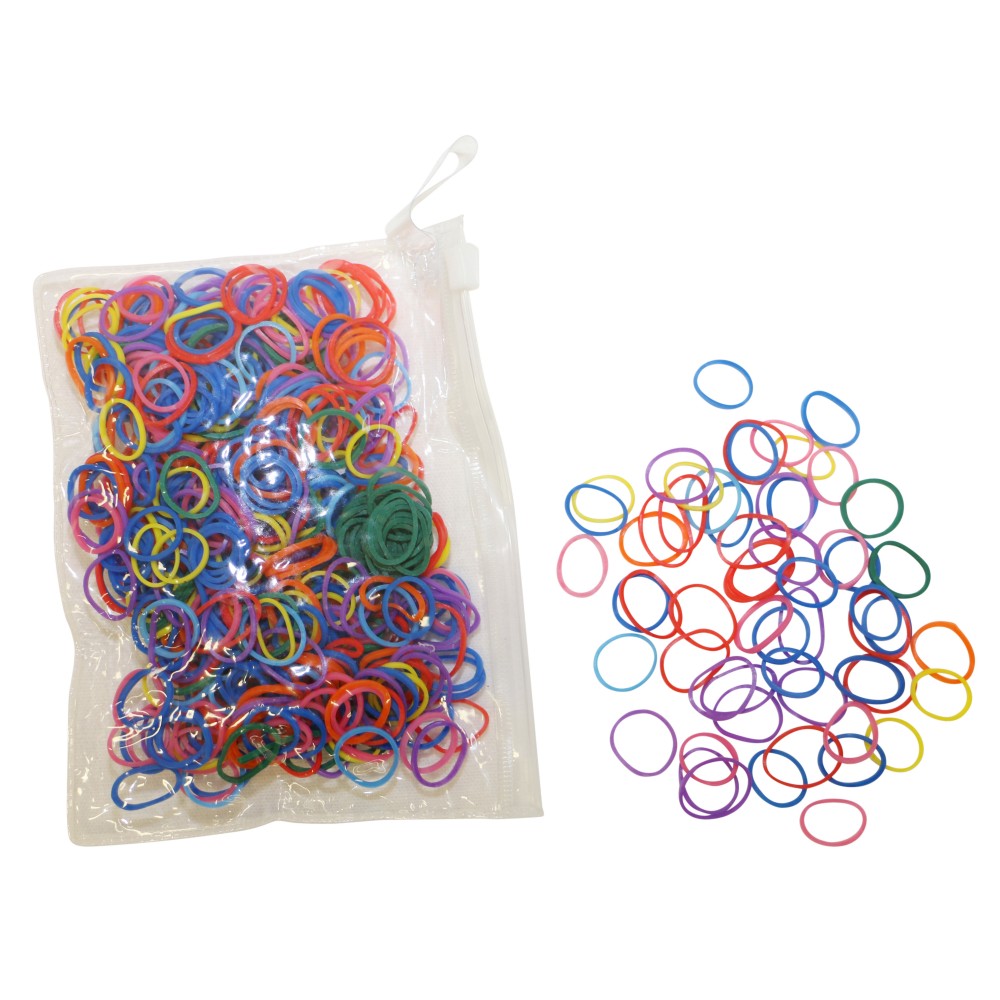 Mane Braid Rubber Bands Rainbow