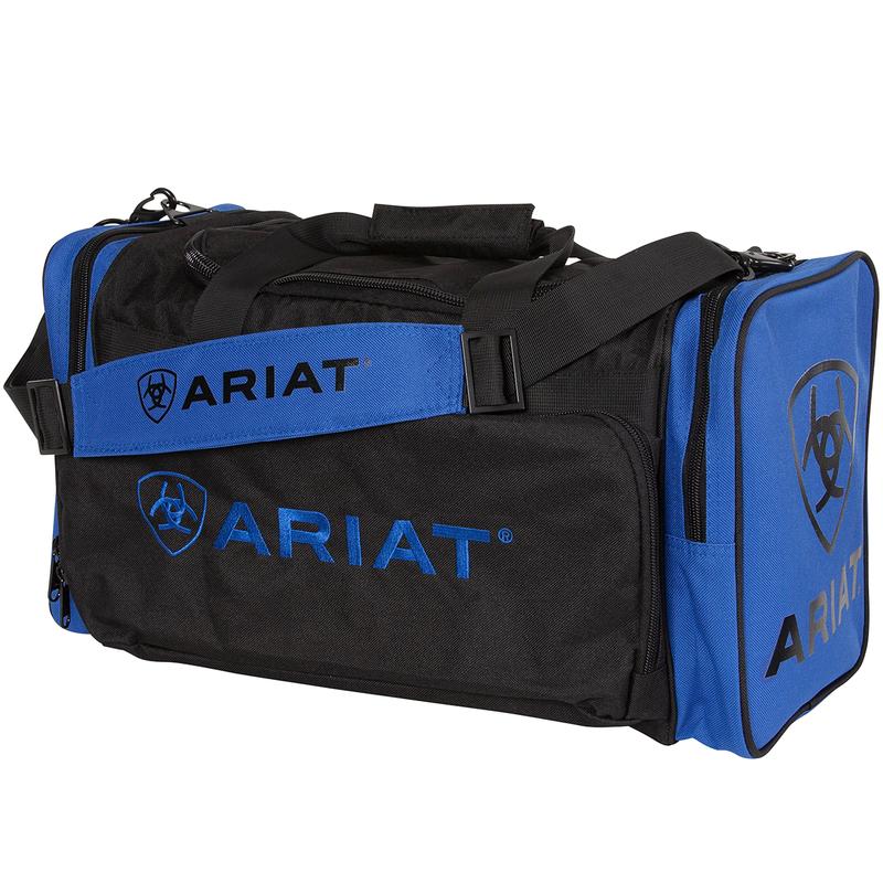 Ariat Junior Gear Bag Black with Cobalt blue