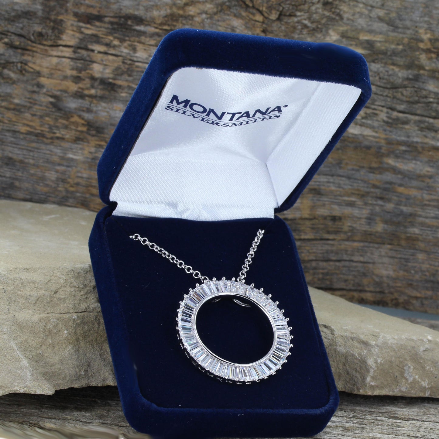 Montana Twilight Halo Circle Necklace