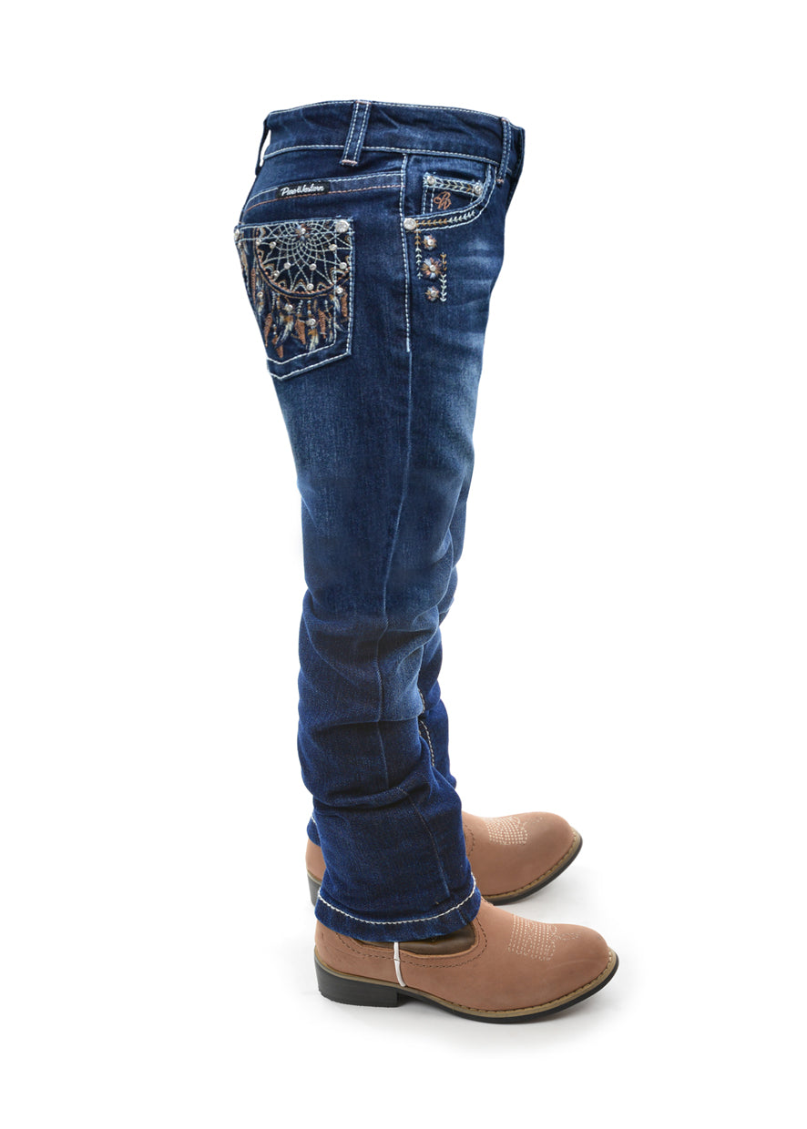 Pure Western Lola Slim Girls Jeans Midnight