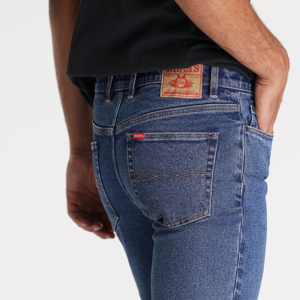 Lee Riders Slim Straight Stonewash Mens Jeans