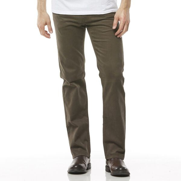 Lee Riders Moleskin Stretch Mens Jeans Woodland Brown