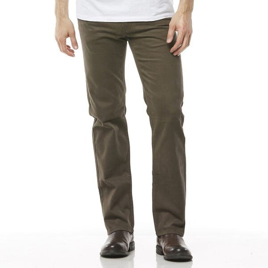 Lee Riders Moleskin Stretch Mens Jeans Woodland Brown