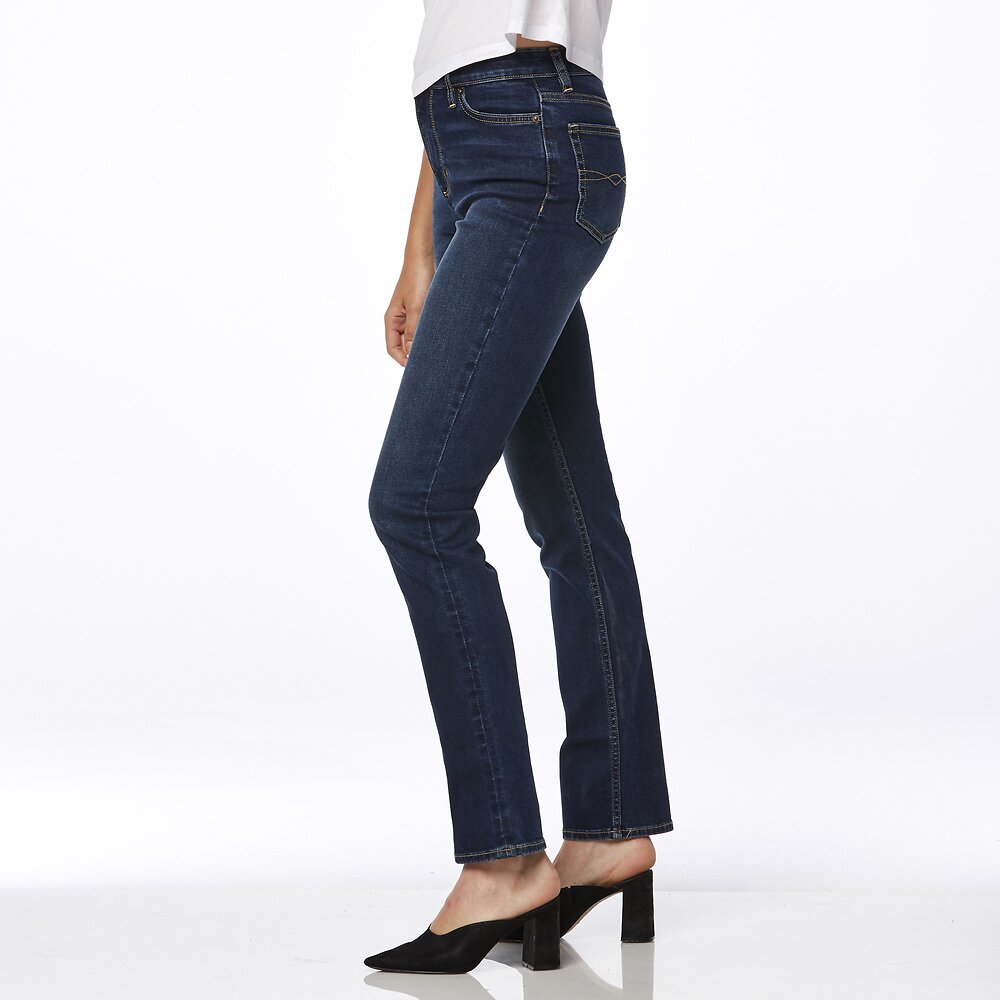 Lee Riders Classic Mid Straight  Deep Indigo Ladies Jeans