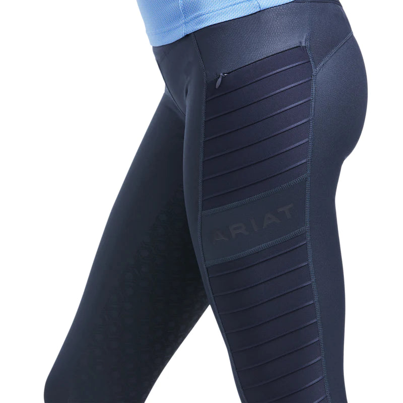 Ariat EOS MOTO Full Seat Tight Ladies Blue Nights Hide Emboss
