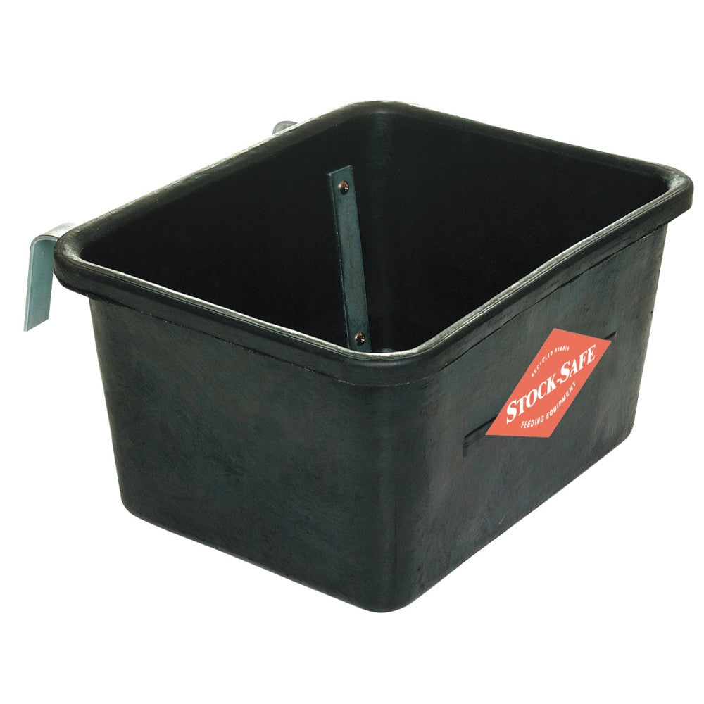 Stock Safe Fence Feeder Black