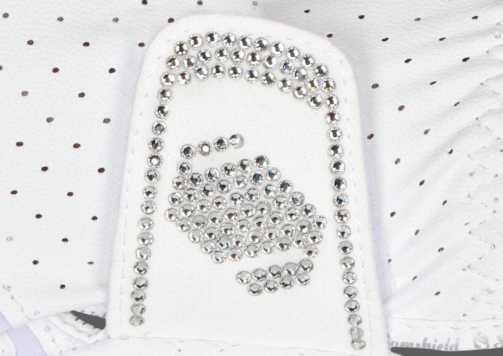 Samshield V Skin Swarovski Gloves White