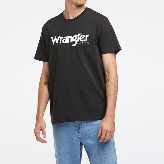 Wrangler Classic Tee Mens Worn Black