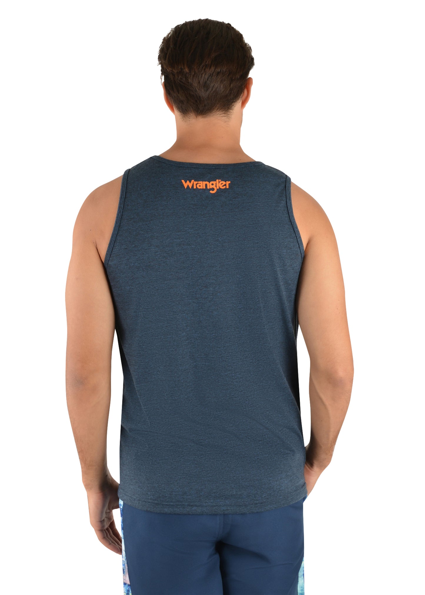 Wrangler Jack Singlet Mens Navy Marle