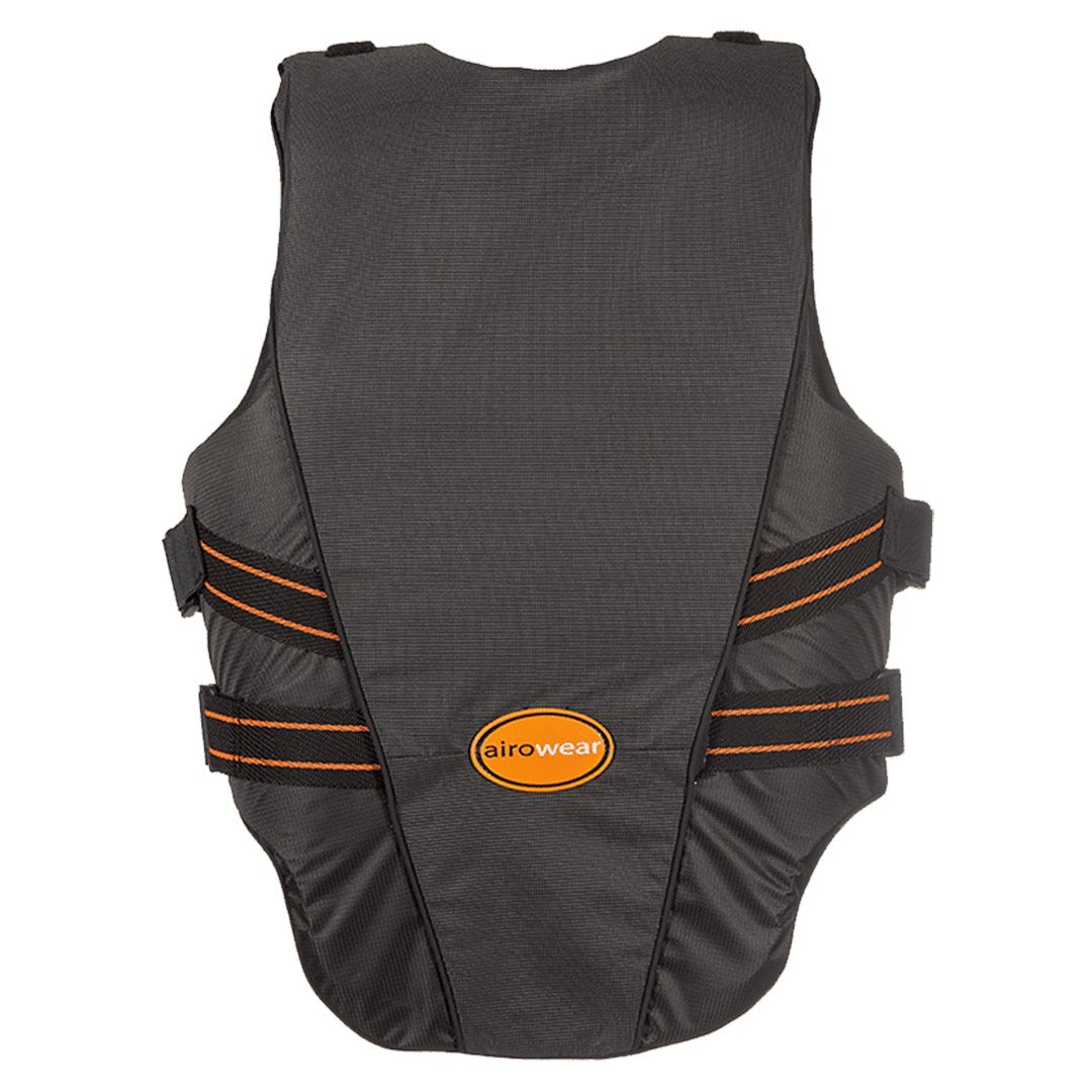 Airowear Outlyne Teen Body Protector Black & Orange - Aitken's Saddlery