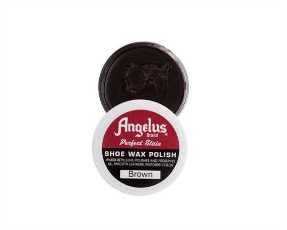 Angelus Shoe Wax Brown 75gm - Aitken's Saddlery