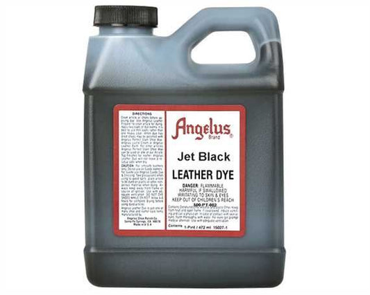 Angelus Leather Dye Jet Black 473 ml