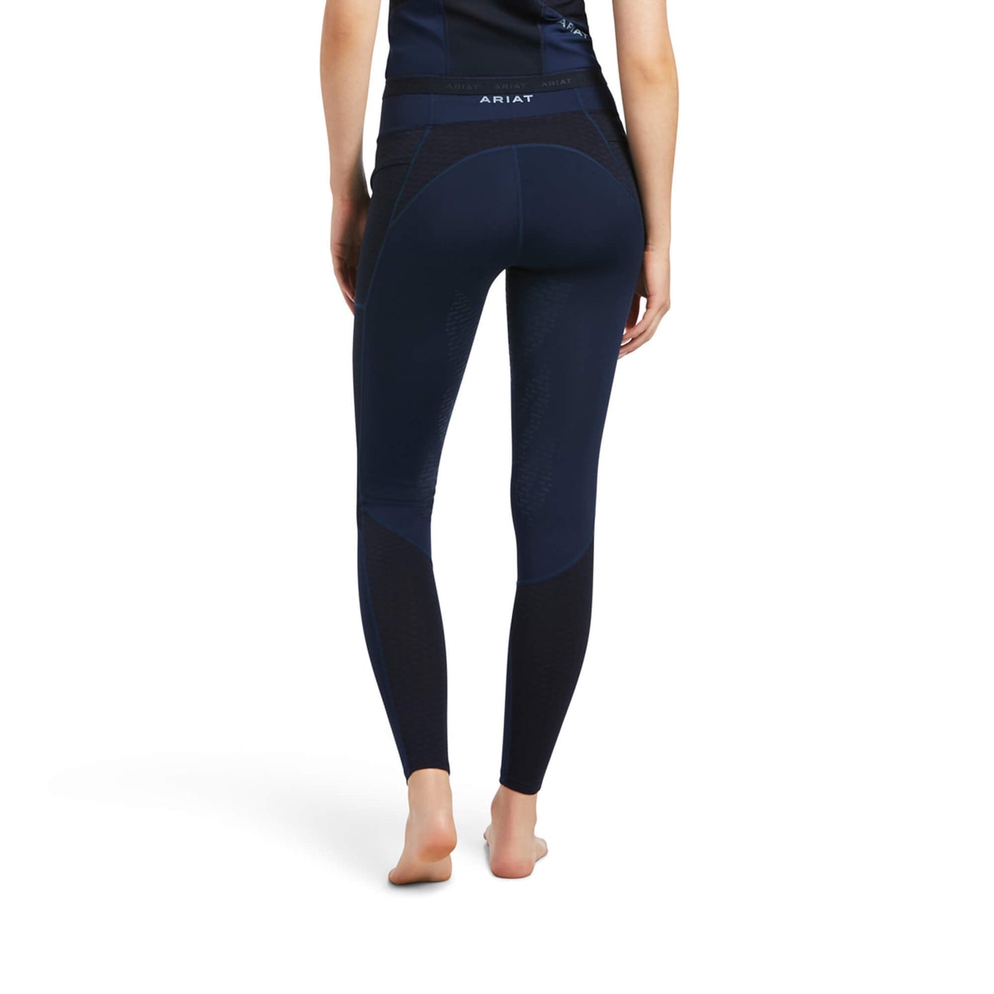 Ariat Ascent Ladies Half Grip Tight Navy - Aitken's Saddlery