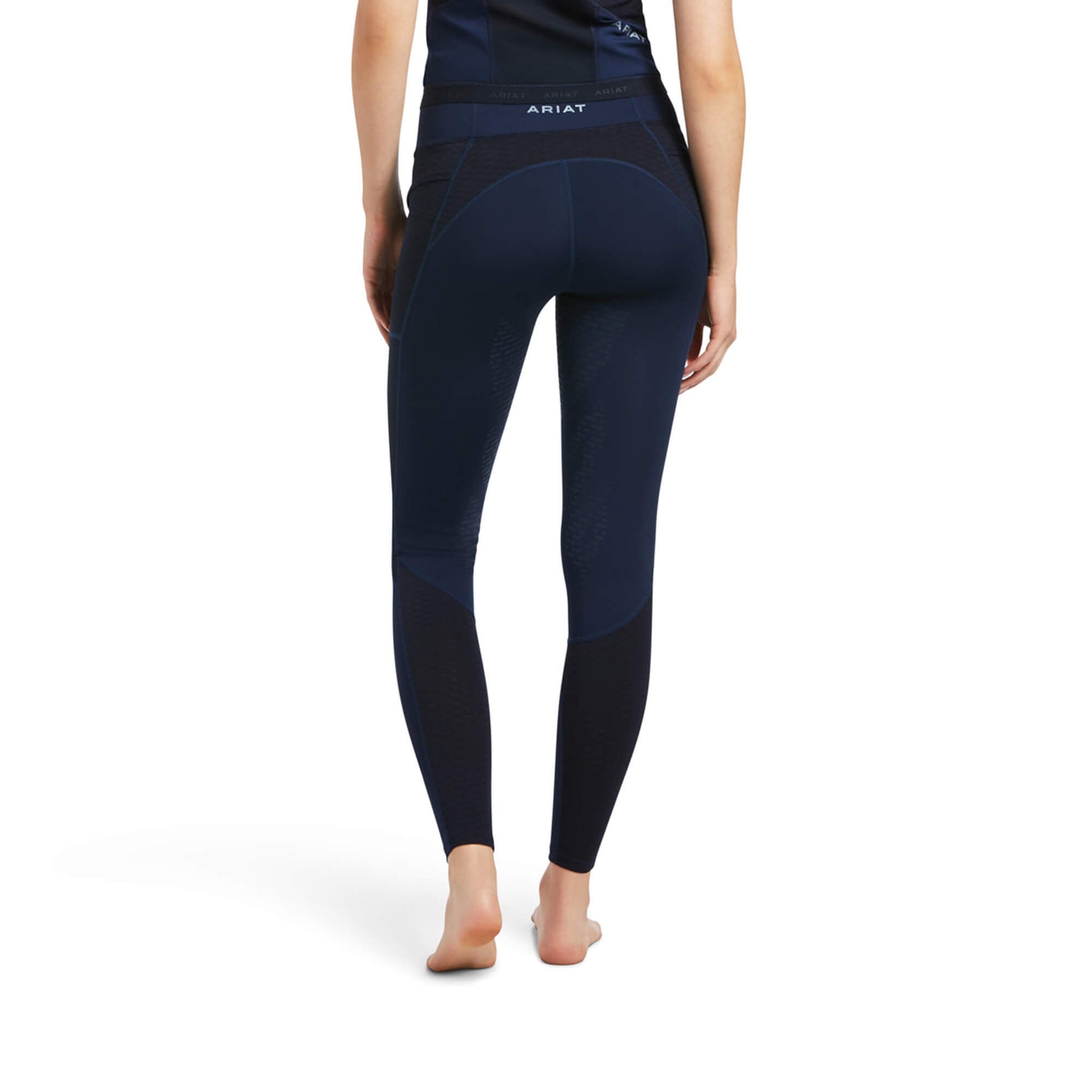Ariat Ascent Ladies Half Grip Tight Navy - Aitken's Saddlery