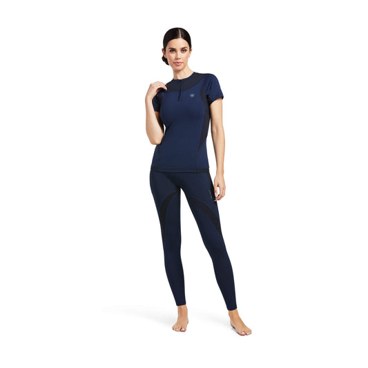 Ariat Ascent Ladies Half Grip Tight Navy - Aitken's Saddlery