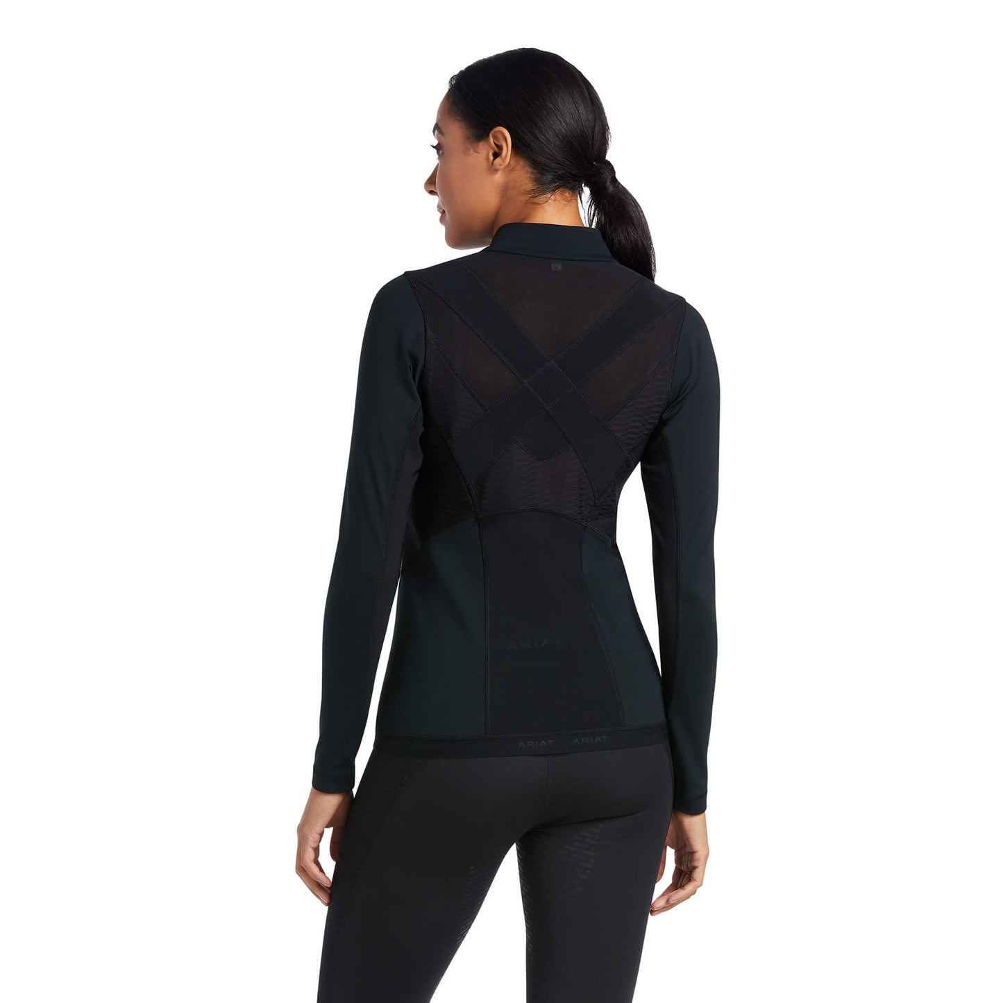 Ariat Ascent Ladies LS Baselayer Black - Aitken's Saddlery