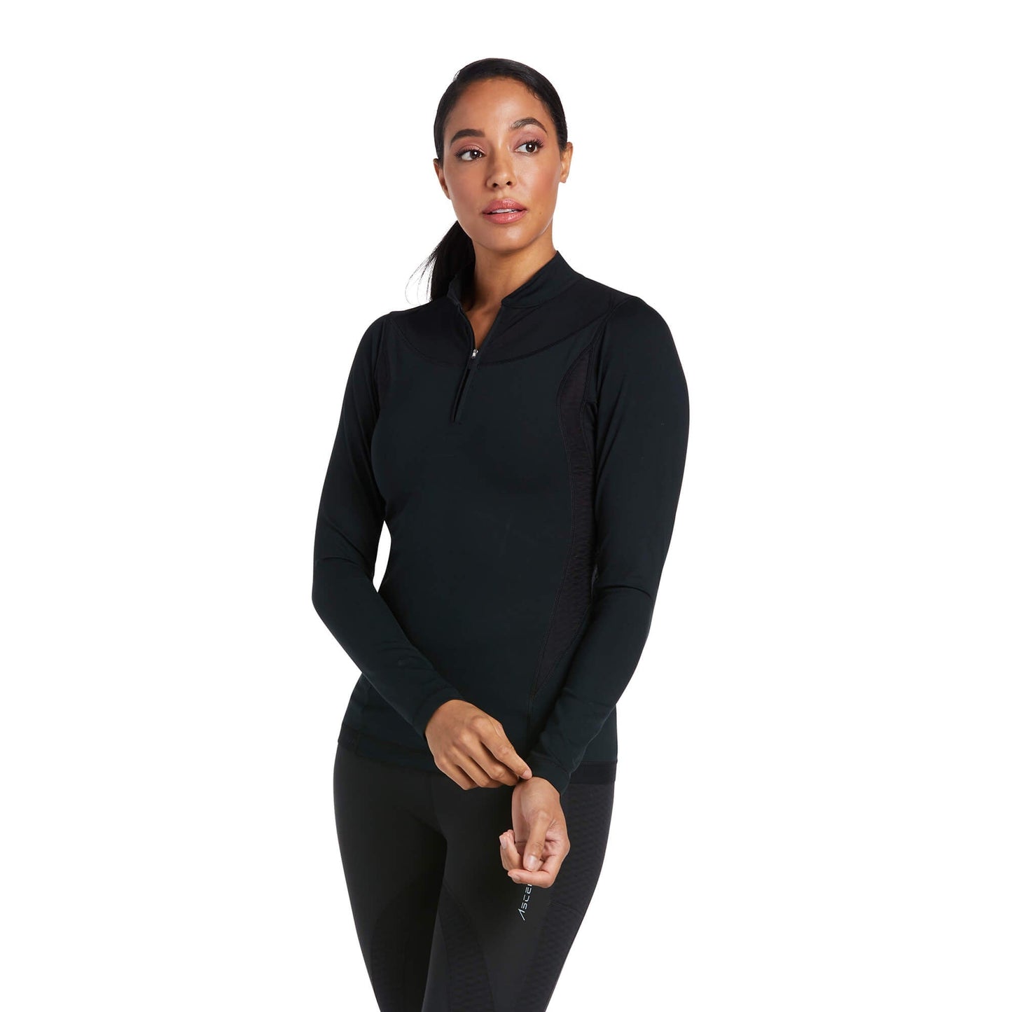 Ariat Ascent Ladies LS Baselayer Black - Aitken's Saddlery