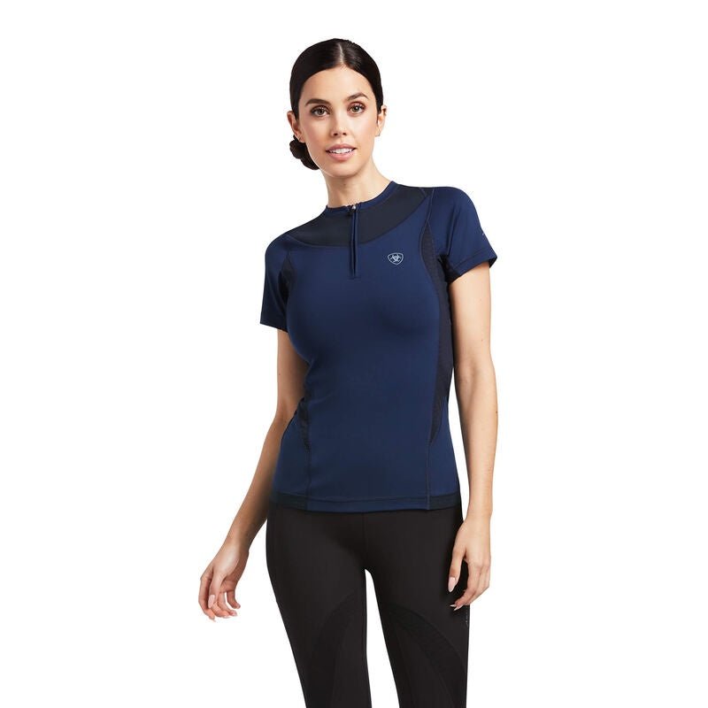 Ariat Ascent Ladies SS Baselayer Navy - Aitken's Saddlery