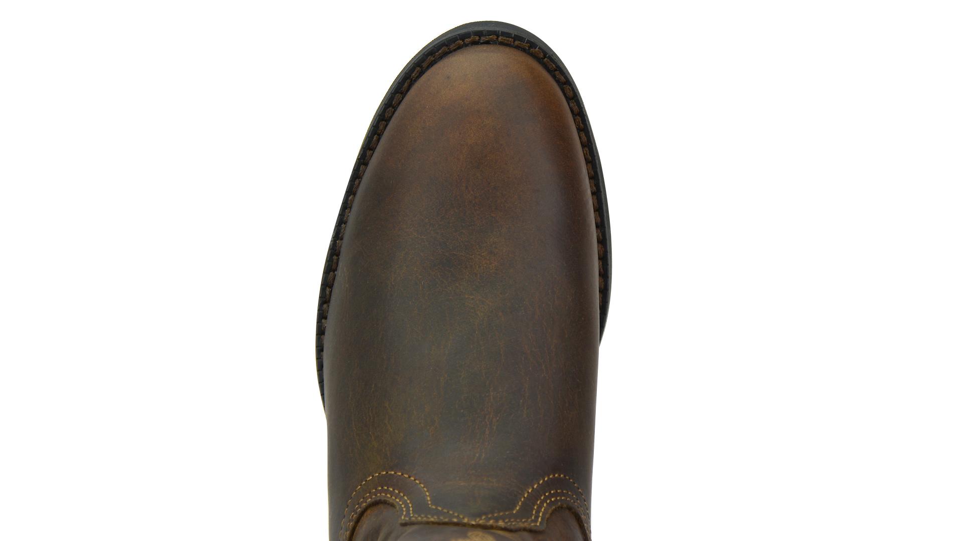 Ariat ATS Ladies Roper Boots Distressed Brown - Aitken's Saddlery