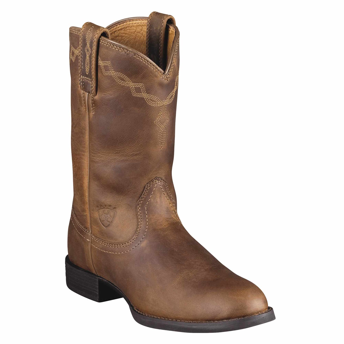 Ariat ATS Ladies Roper Boots Distressed Brown - Aitken's Saddlery