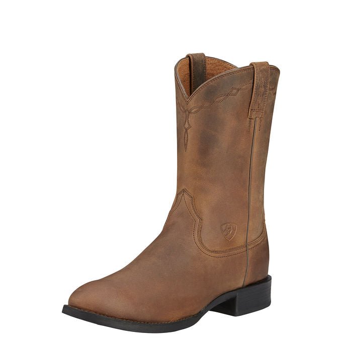 Ariat ATS Mens Roper Distressed Brown - Aitken's Saddlery