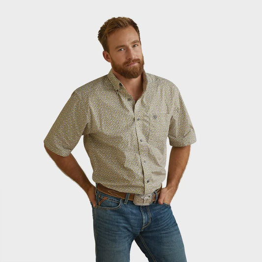 Ariat Axton Mens Classic SS Shirt White - Aitken's Saddlery