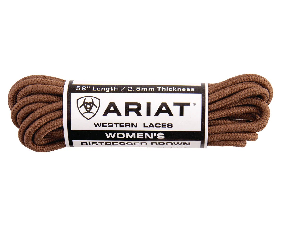 Ariat Brown Heritage Lacer Boot Laces - Aitken's Saddlery