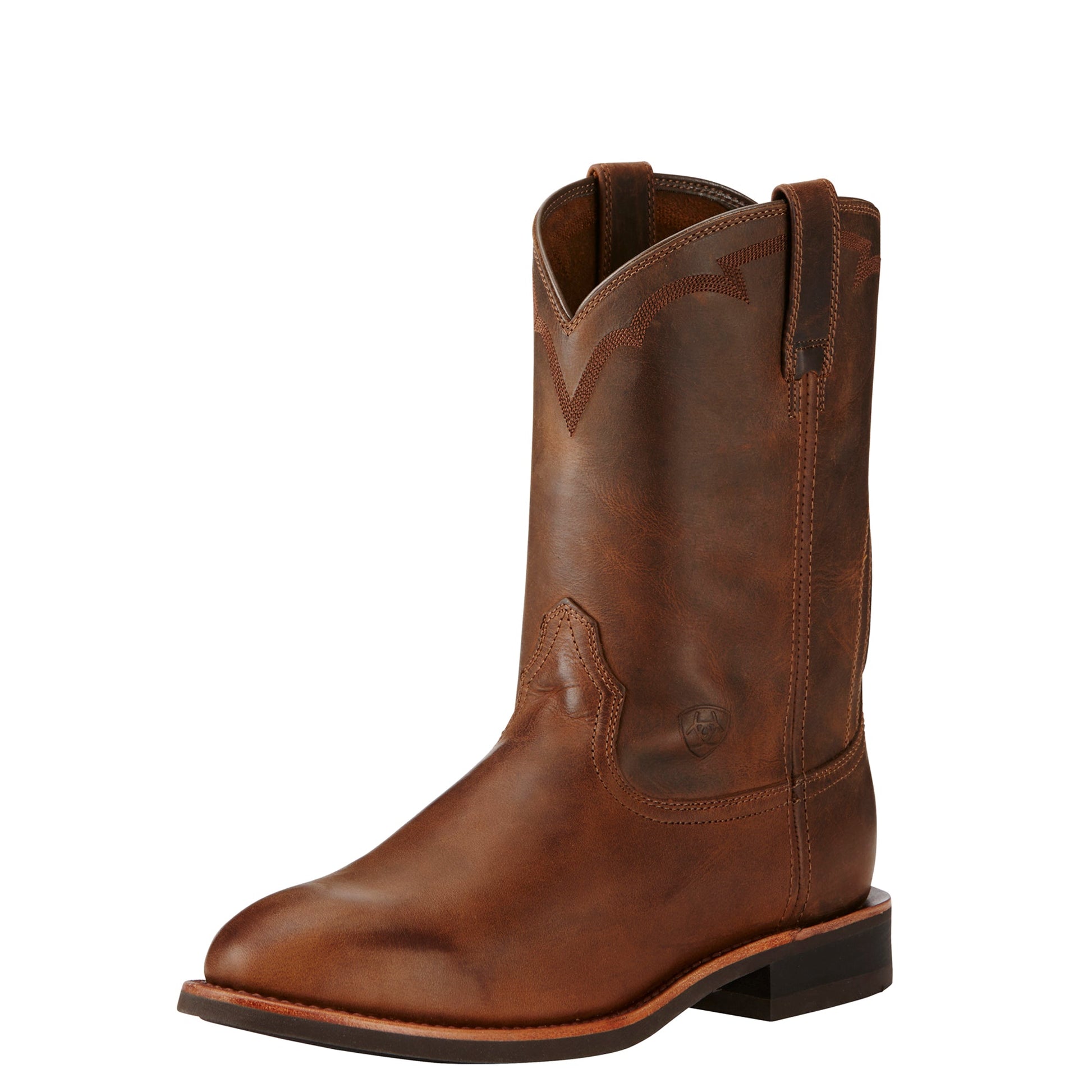 Ariat Dura Roper Distressed Brown Mens Boots - Aitken's Saddlery