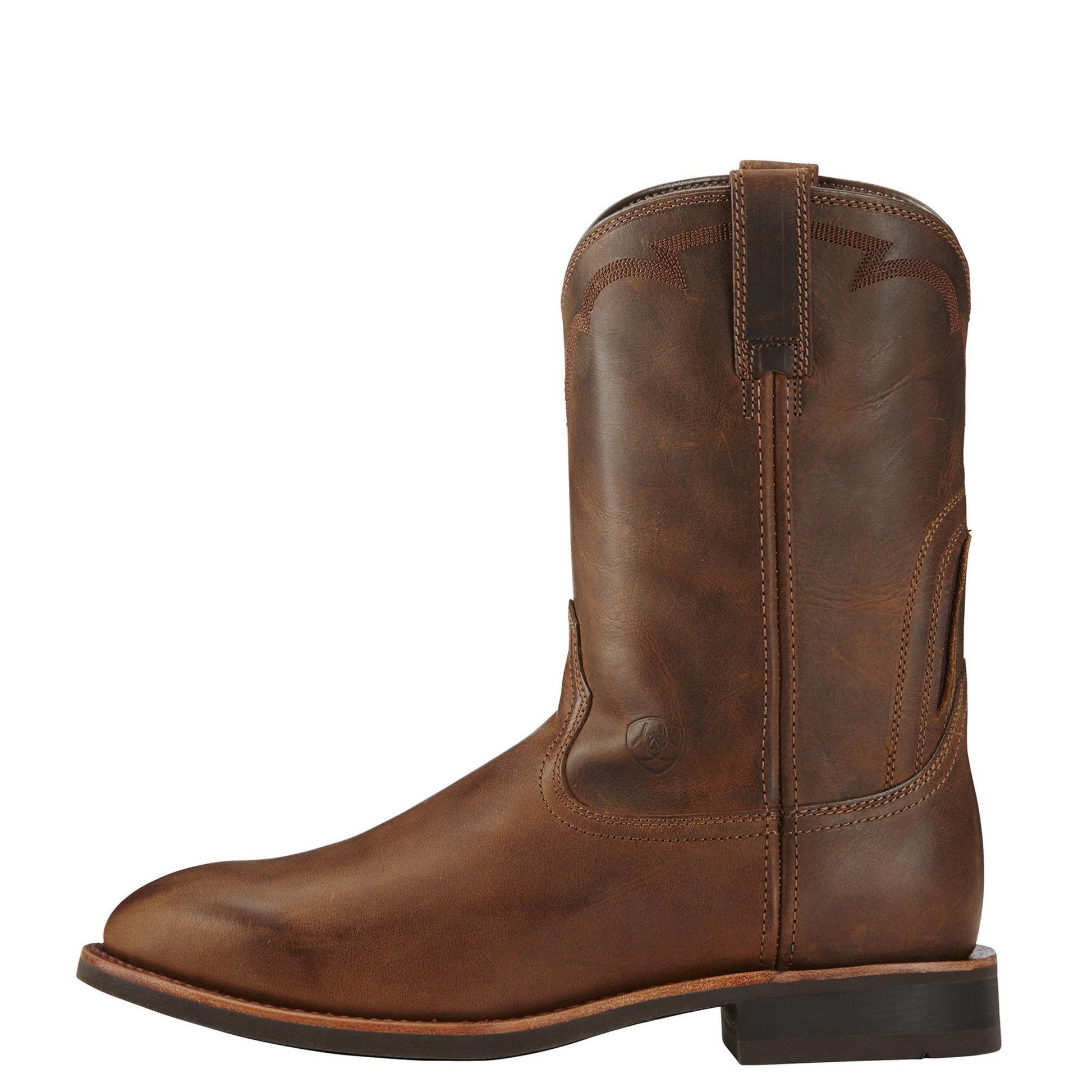 Ariat Dura Roper Distressed Brown Mens Boots - Aitken's Saddlery