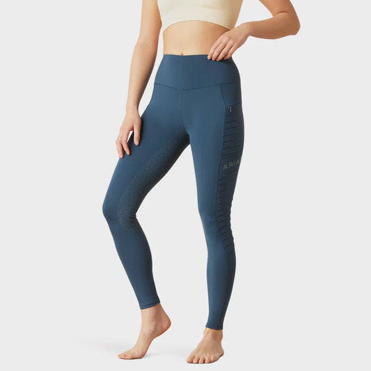 Ariat EOS Full Seat Ladies Tights Deep Petroleum - Aitken's Saddlery