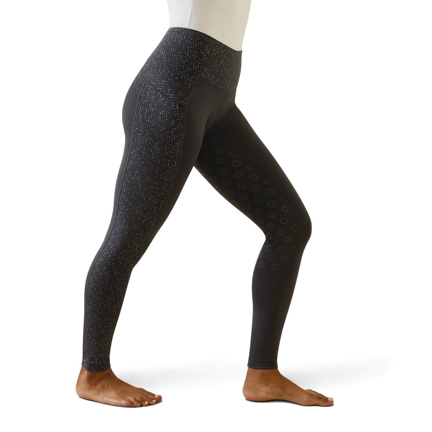 Ariat EOS Ladies Lumina FS Tights Ebony - Aitken's Saddlery